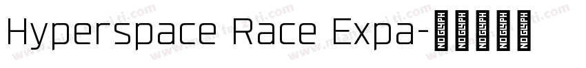 Hyperspace Race Expa字体转换